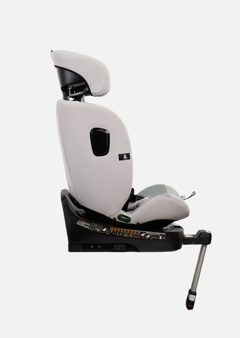 Peppy Автокресло UNOfix grey серый 0-36