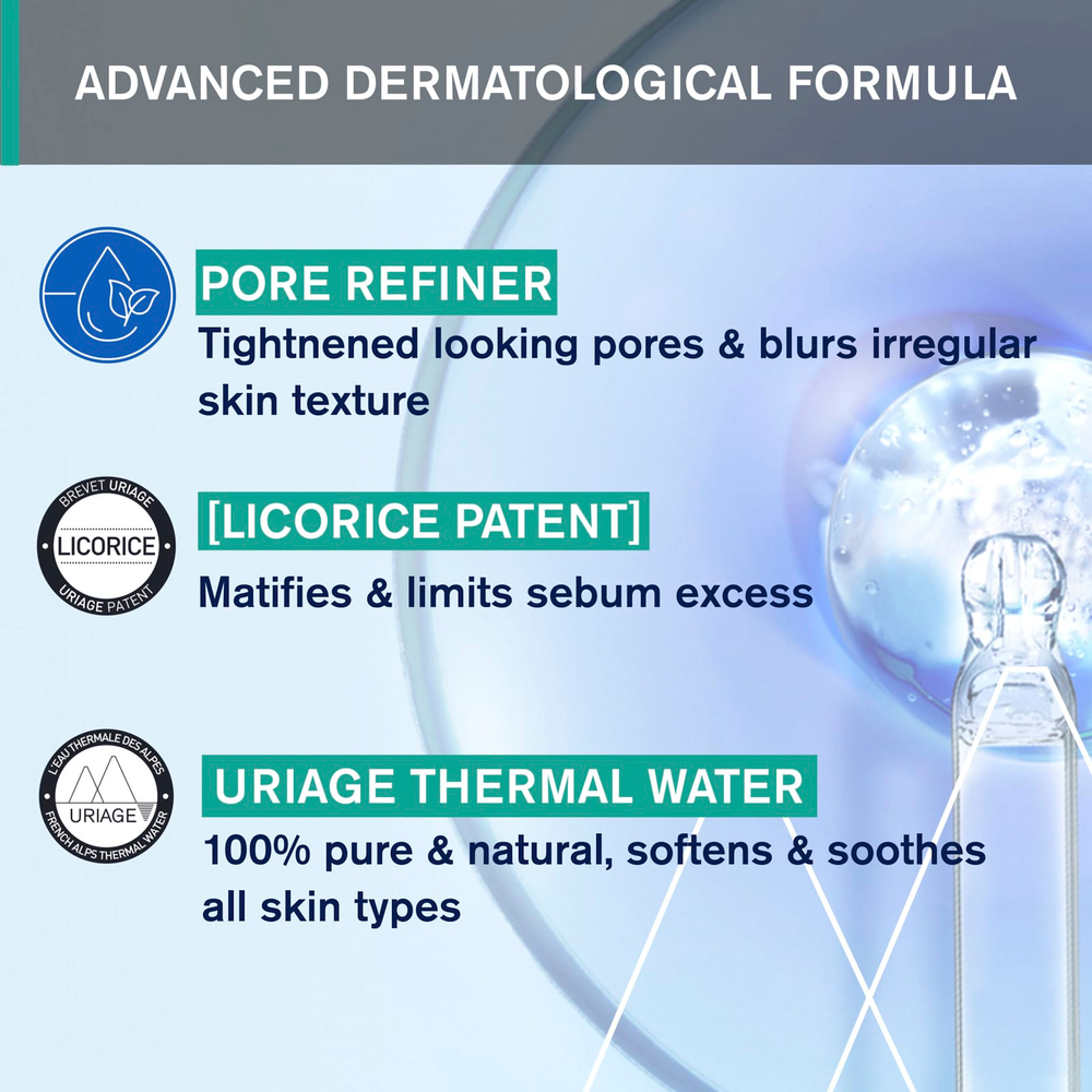 Uriage, термальная мицеллярная вода с экстрактом яблока, 500 мл (17 жидк. унций)