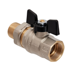 Кран шаровой с американкой Hoobs Orion 3/4" внутренняя-наружная (бабочка)