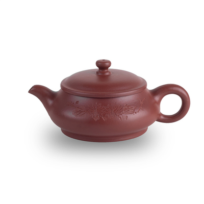 259309 Чайник ИСИН "ХУЛУ" (Тыква) 160мл, в подар.коробке, глина красный