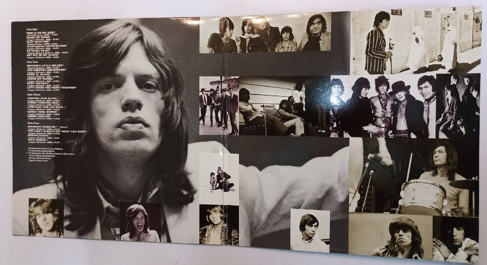 Винтажная виниловая пластинка The Rolling Stones Hot Rocks 1964 1971 2LP (USA 1986)