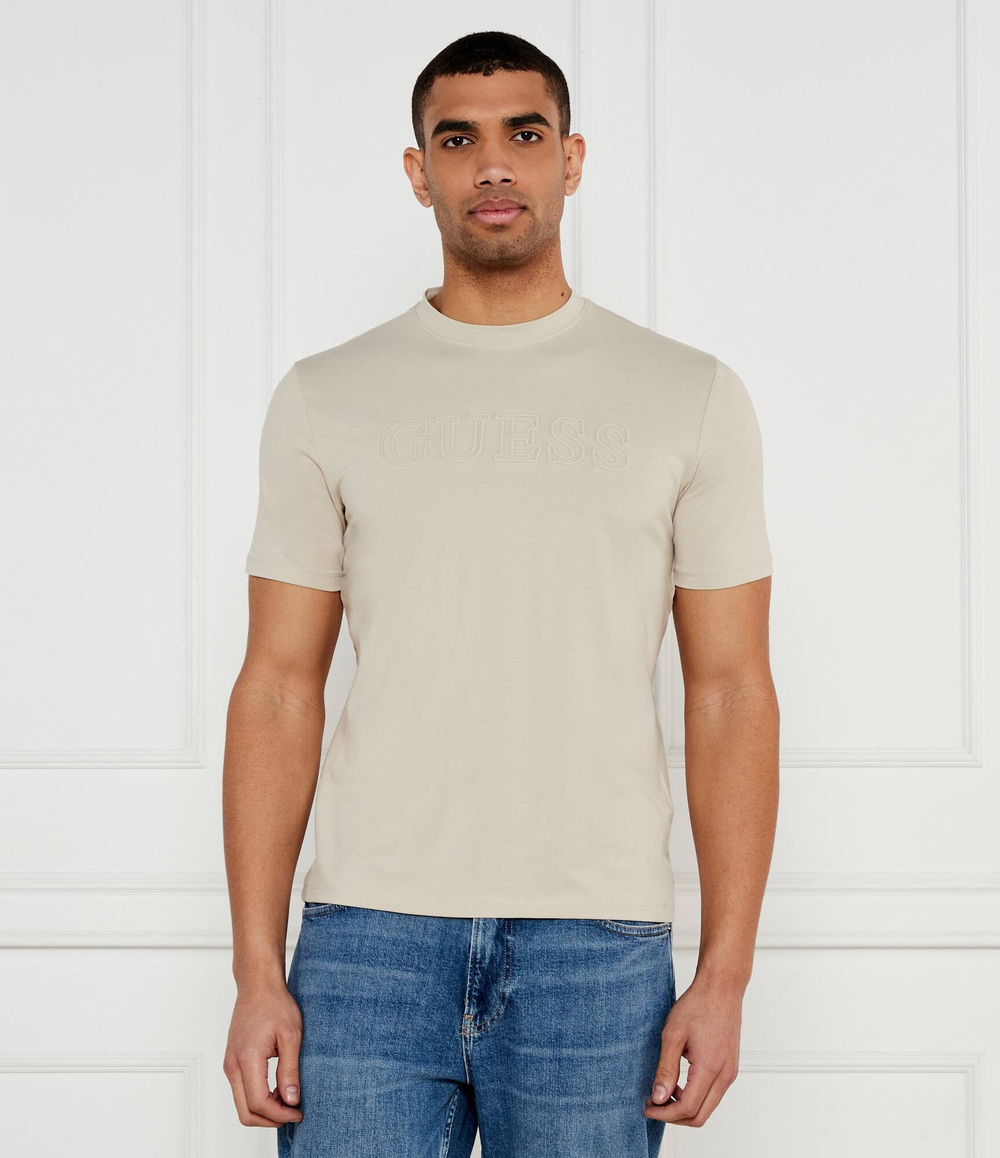 Футболка GUESS ACTIVE - бежевый(Z2YI11 J1314)