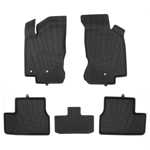 Ковры в салон Norplast/Unidec для VAZ Lada Kalina (2004-)Литьевые,Черный, арт.NP11-LdC-94-080