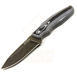 Нож Kizlyar Supreme Urban AUS-8 G10, Black/Tacwash