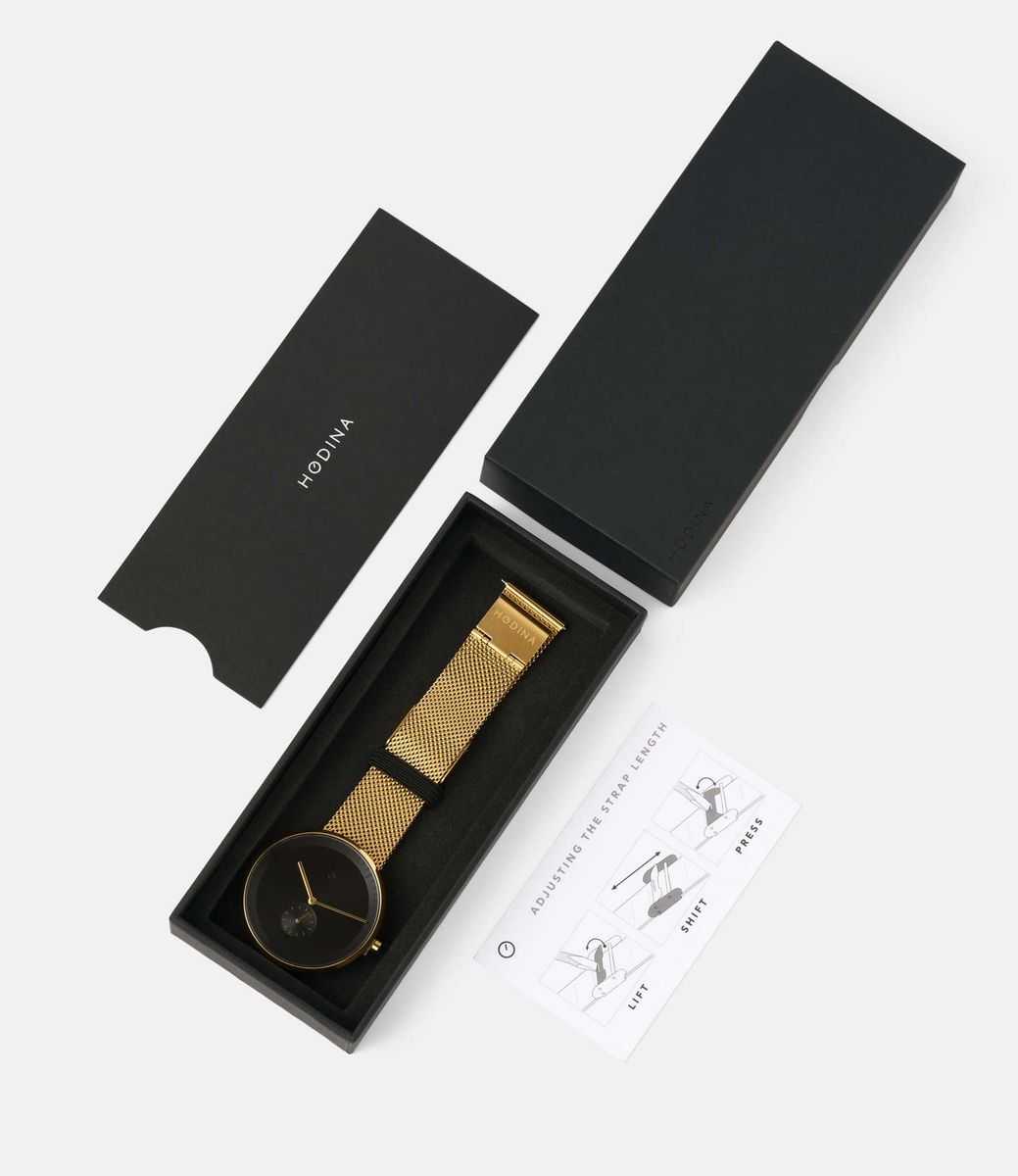 Hodina Bellevue Mesh — кварцевые часы (40 мм)