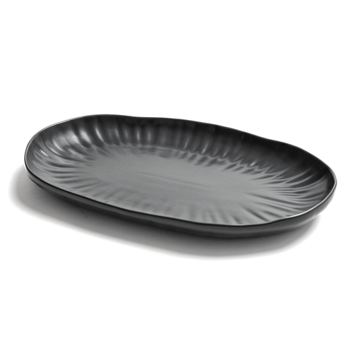 Блюдо сервировочное Lotus (черный)