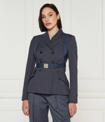 Жакет Elisabetta Franchi - темно-синий(GI11847E2)