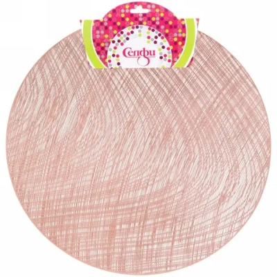 Салфетка плетеная 38см «Лунный свет» розовое золото