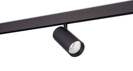 Светодиодный светильник Alpha для SPACE Track system 15Вт, D60xH150 мм, 1233Лм, 36°, 2700-5000K, управление по DALI-2, Ra>90, черный