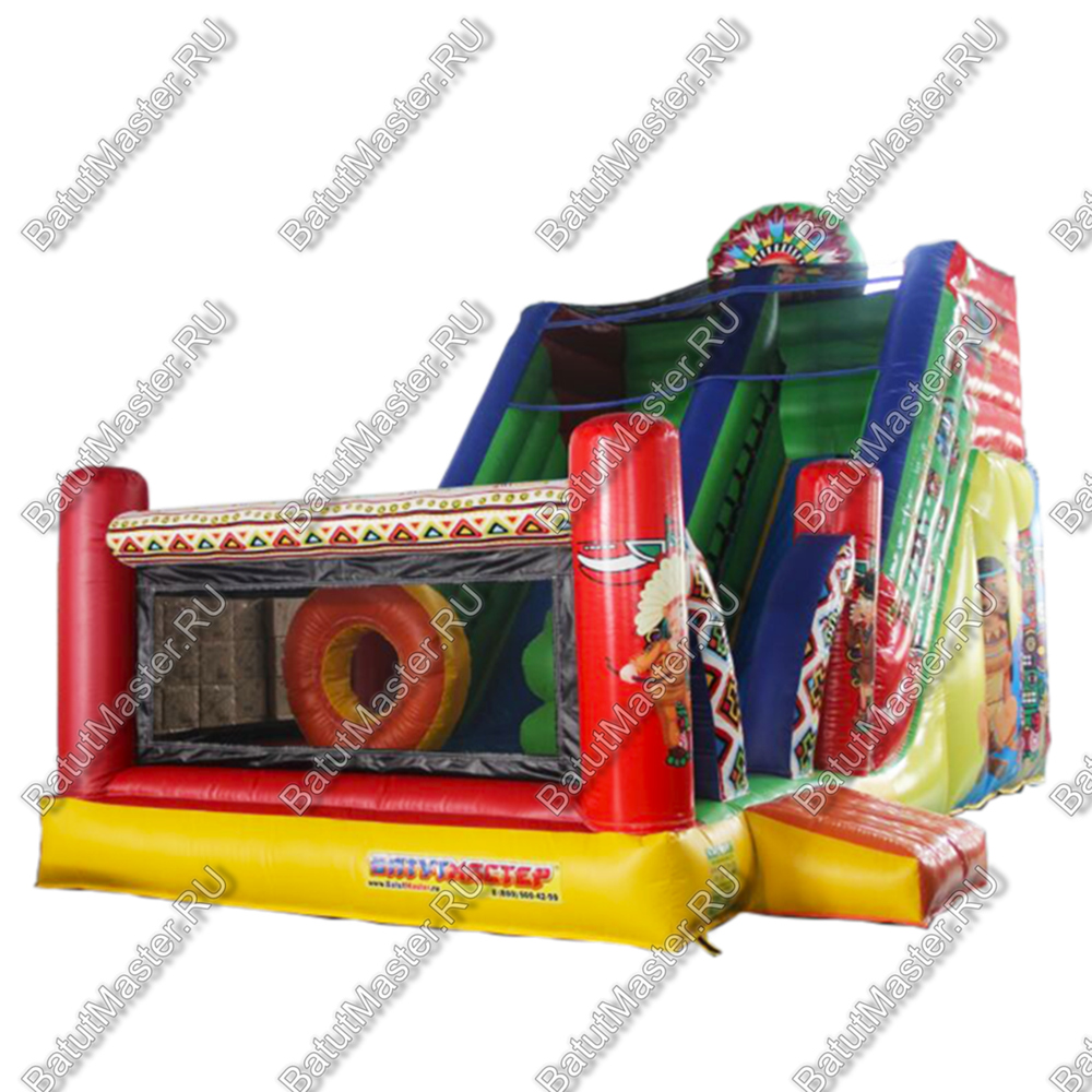 Надувная горка "Индиана" 7*4*4 м