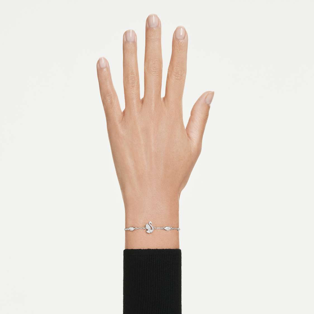 SWAN:BRACELET XXS WHITE/RHS