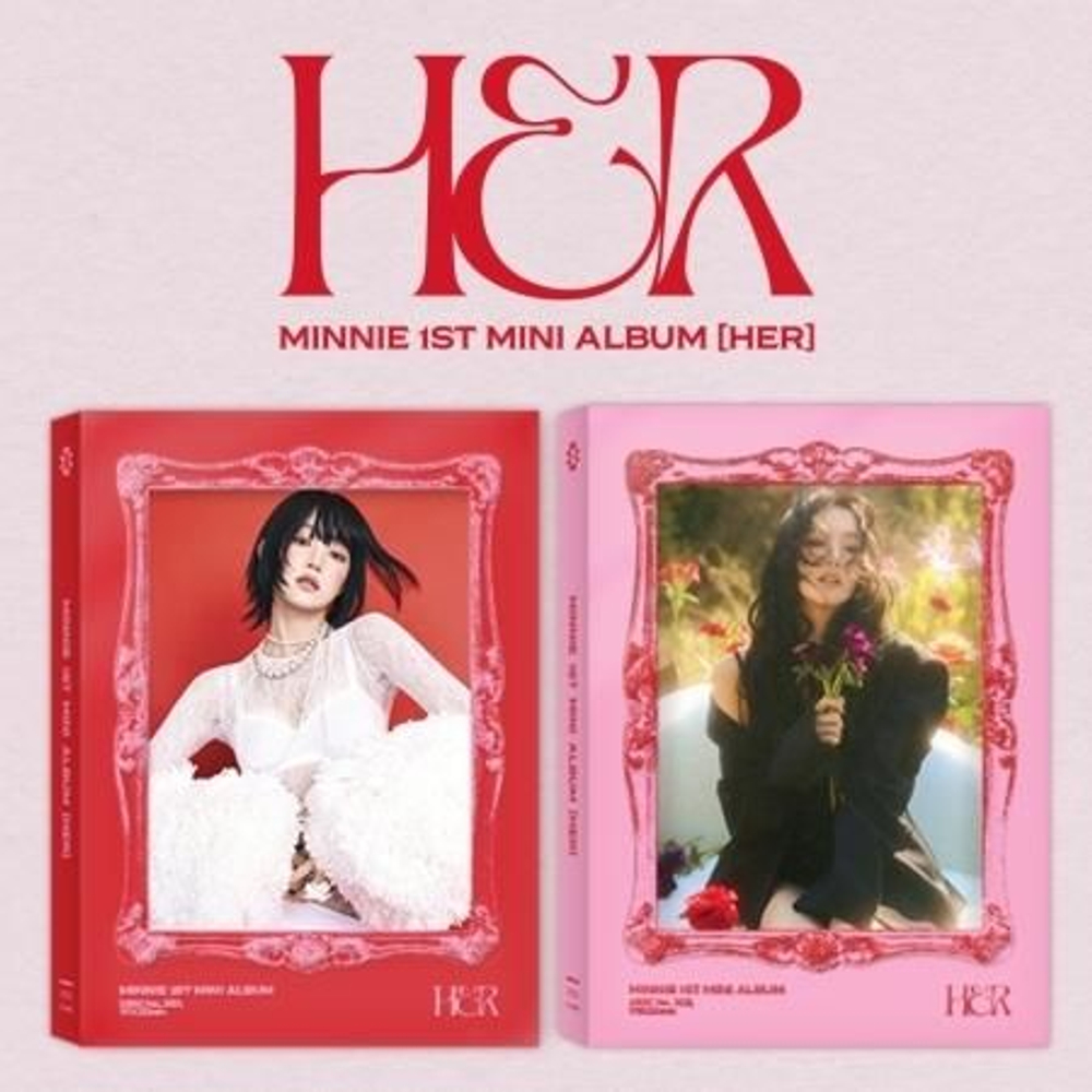 Альбом MINNIE - HER 1st Mini Album 2 Version SET