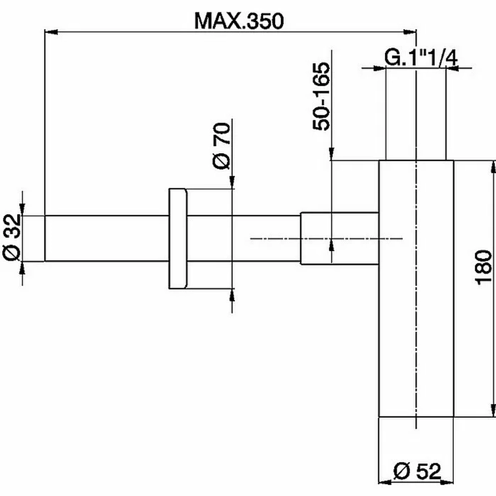 Сифон для раковины Cisal SHOWER ZA0040702P розовое золото