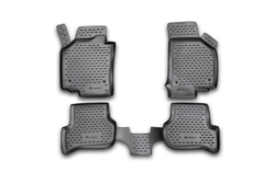 Коврики Standard, в салон SEAT Leon 10/2007- , 4 шт. (полиуретан, чёрные) Element.NLC.44.02.210