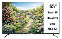 Телевизор Витязь 65LU1260, 165см, 4K UHD, Google TV, Direct LED, 2×USB, черный