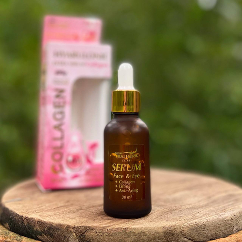 Омолаживающая сыворотка для лица с эффектом ботокса Коллаген и витамин Е Herb Botox Extra Serum Collagen Royal Thai