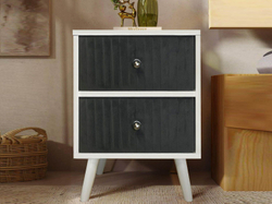 Т2 Тумба Белый/Темно-серый №26