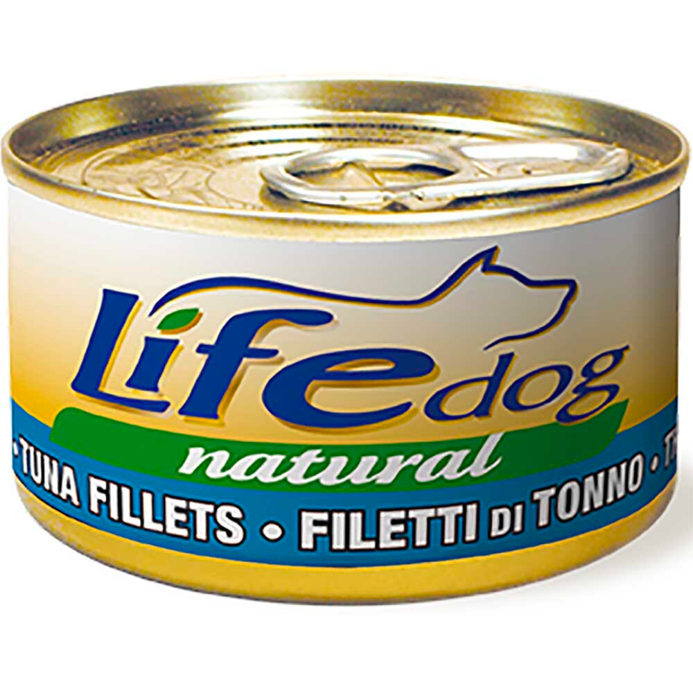 Lifedog консервы для собак (кусочки тунца в соусе) 90 г банка