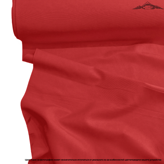 Ткань Дак/Duck однотонный — «Красный»