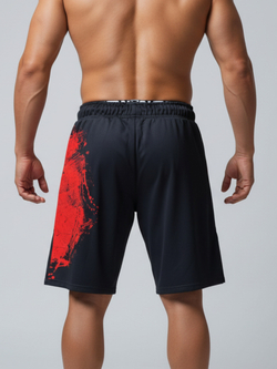 Шорты спортивные тренировочные Bad Boy World USSR черный