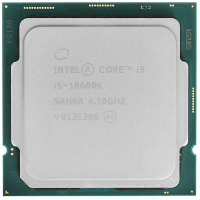 Процессор Intel Core i5-10600K 4,1GHz (4,8GHz) 12Mb 6/12 Comet Lake UHD 630 125W FCLGA1200 Tray