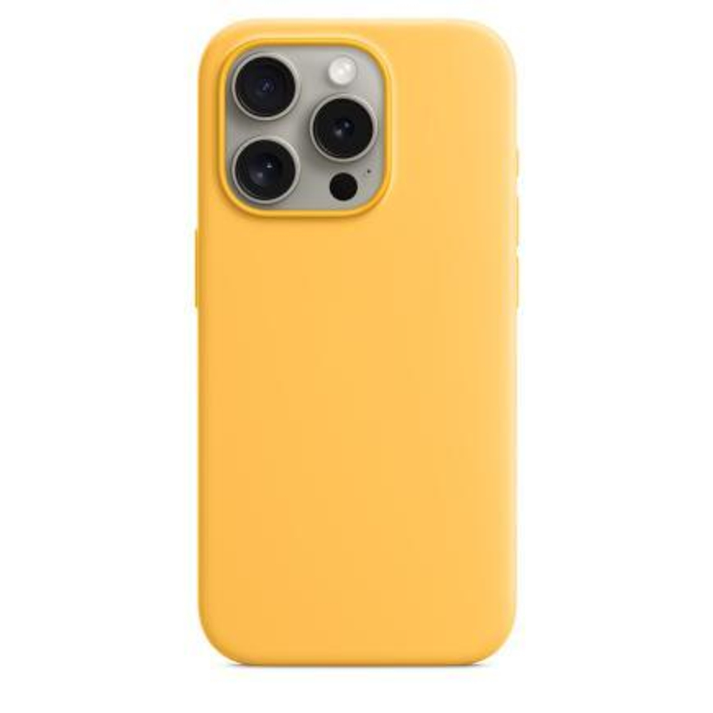 Силиконовый чехол с поддержкой MagSafe Apple Silicone Case для iPhone 15 Pro