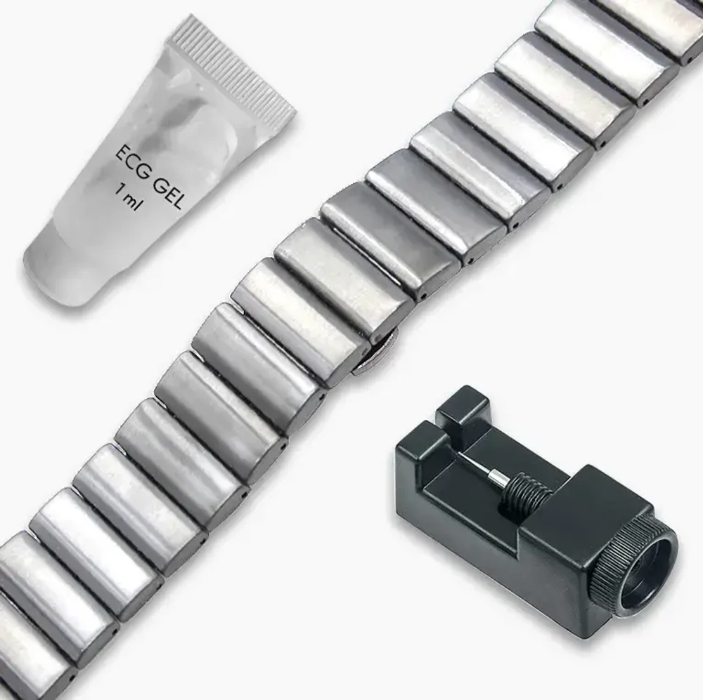 Health Watch Pro №5 Premium Умные часы здоровья с ЭКГ, серебристый