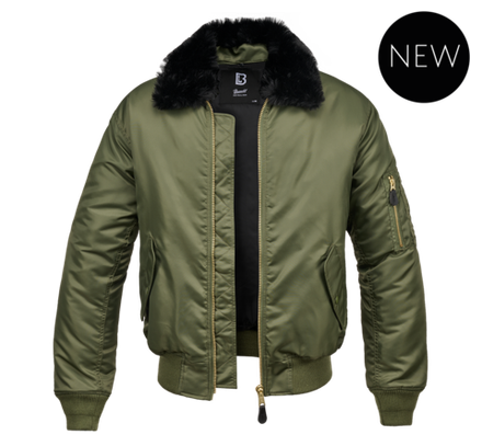 Brandit MA2 FUR COLLAR JACKET  olive