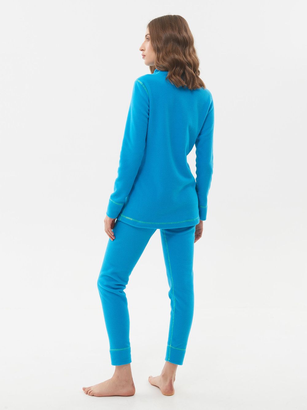 Термобелье женское Thermoline ZIP ткань Флис цвет Голубой Термобелье женское Thermoline ZIP ткань Флис цвет Голубой