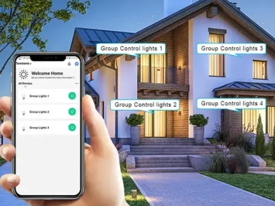 Tuya Лампочка, Цоколь:E27, 9 Вт, Светодиодная