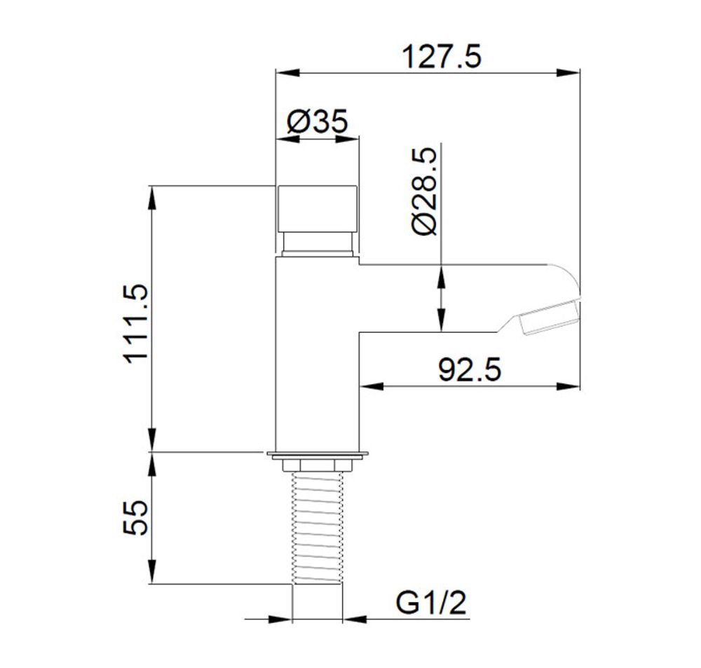 Кран Essentialtemp с таймером  07410.N