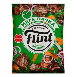 СУХАРИКИ ФЛИНТ СО ВКУСОМ ШАШЛЫК 110ГР