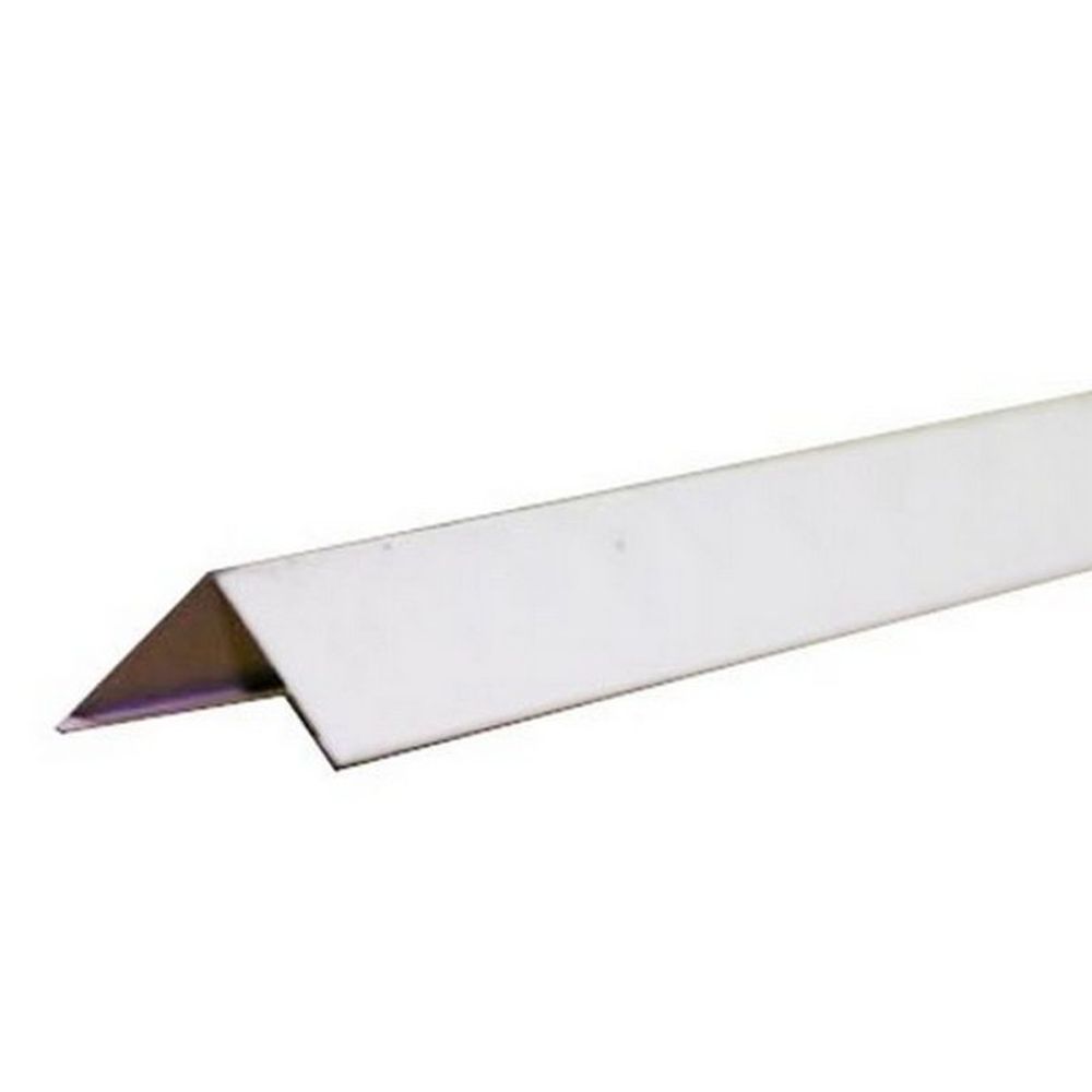 Уголок Албес 19х24х3000 мм белый оцинкованный