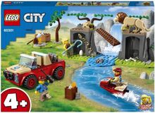 Конструктор LEGO City Wildlife 60301 Спасательный внедорожник для зверей