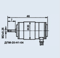 Электродвигатель ДПМ-20-Н1-04