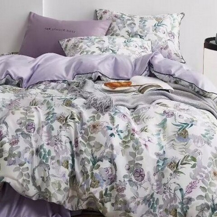 Комплект постельного белья "О. GARDENS", сатин, 100% хлопок. Пододеяльник и наволочки на молнии!!!