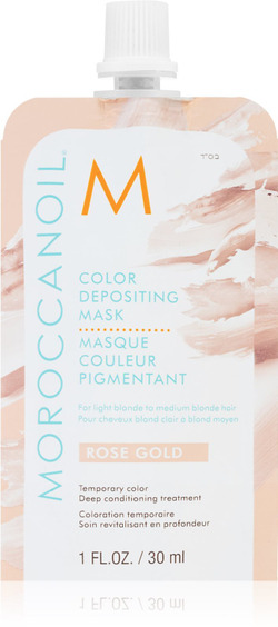 Moroccanoil Color Depositing - нежная питательная маска без стойких красящих пигментов /  Rose Gold 30  ml  / GTIN 7290113140653
