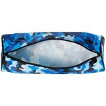 Пенал мягкий 210*80, ArtSpace "Синий камуфляж", полиэстер