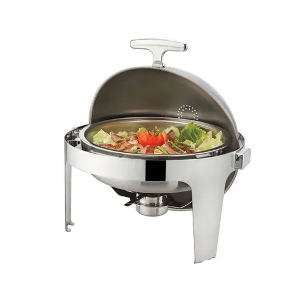 Мармит 9 л овальный с откидной Roll-top крышкой нерж. SUNNEX