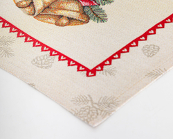 Дорожка для стола 44х140см Mix&Match Home Еловые ветки бежевая