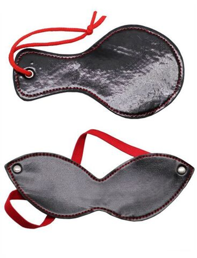 Круглая хлопалка в комплекте с маской на глаза