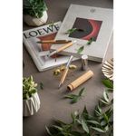 FUJI. Шариковая ручка из бамбука и металла с корпусом из ABS