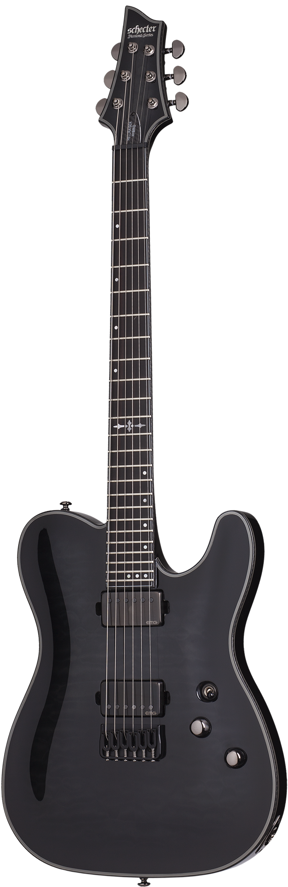 SCHECTER HELLRAISER HYBRID PT TRANS BLACK BURST