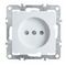Розетка Feron Stekker Эрна б/з 10A 250V с защитной шторкой белый PST10-9109-01 39316