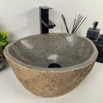 Раковина из речного камня RS-64939 42*34*15 0856