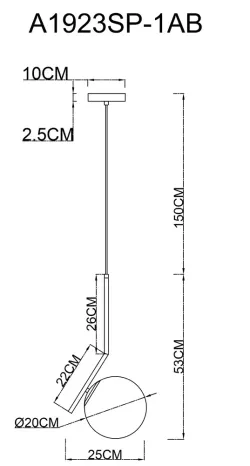 Подвесной светильник Arte Lamp