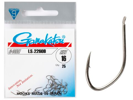 Крючки Gamakatsu LS-2260B HOOKS BRONZE разм. 16 25шт.