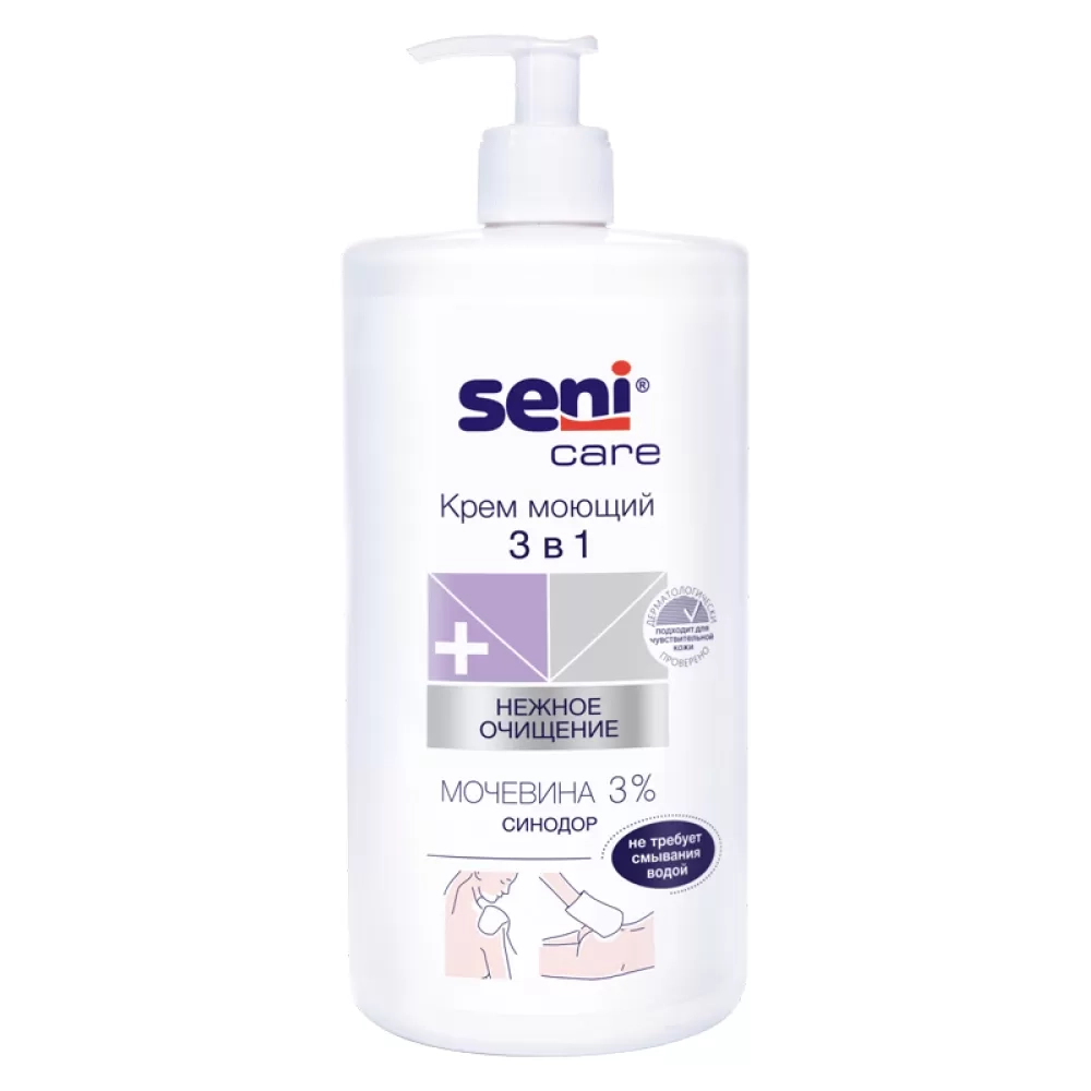 Seni Care крем моющий 3в1 1 л