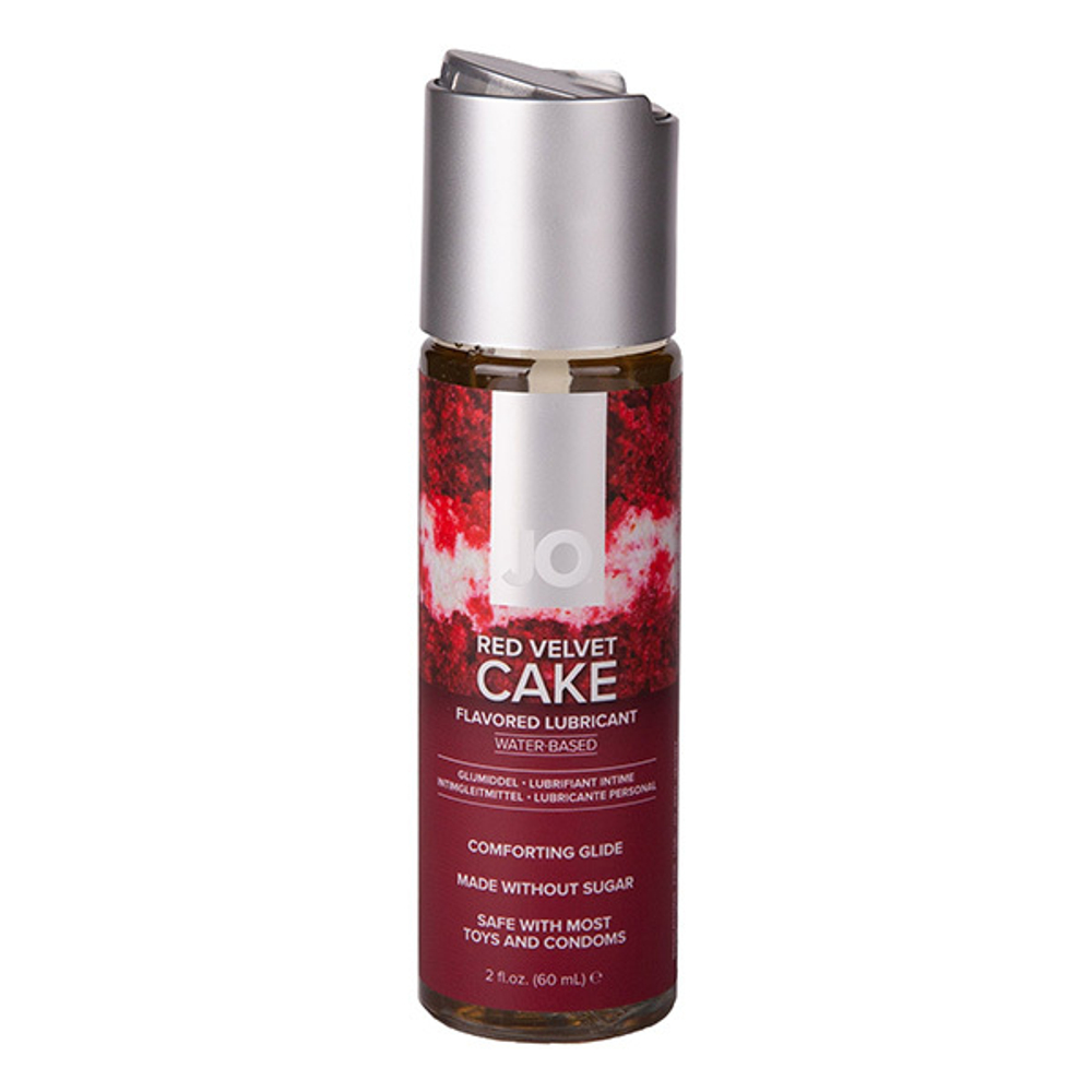 Лубрикант на водной основе Красный бархат System JO H2O Red Velvet Cake Flavored Lubricant 60мл