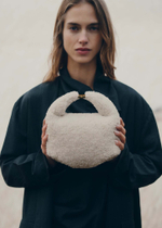 Сумка Polene Béri EDITION ECRU SHEARLING